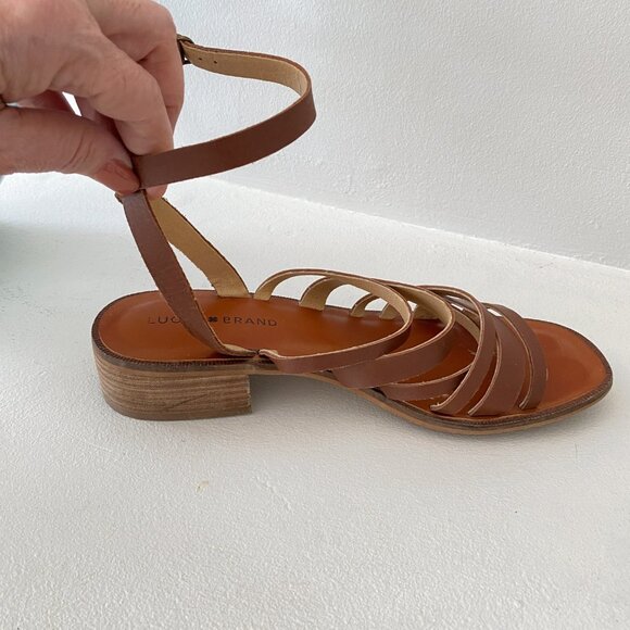 Lucky Brand - Fiorella Strappy Block Heel Sandals - Picture 4 of 12